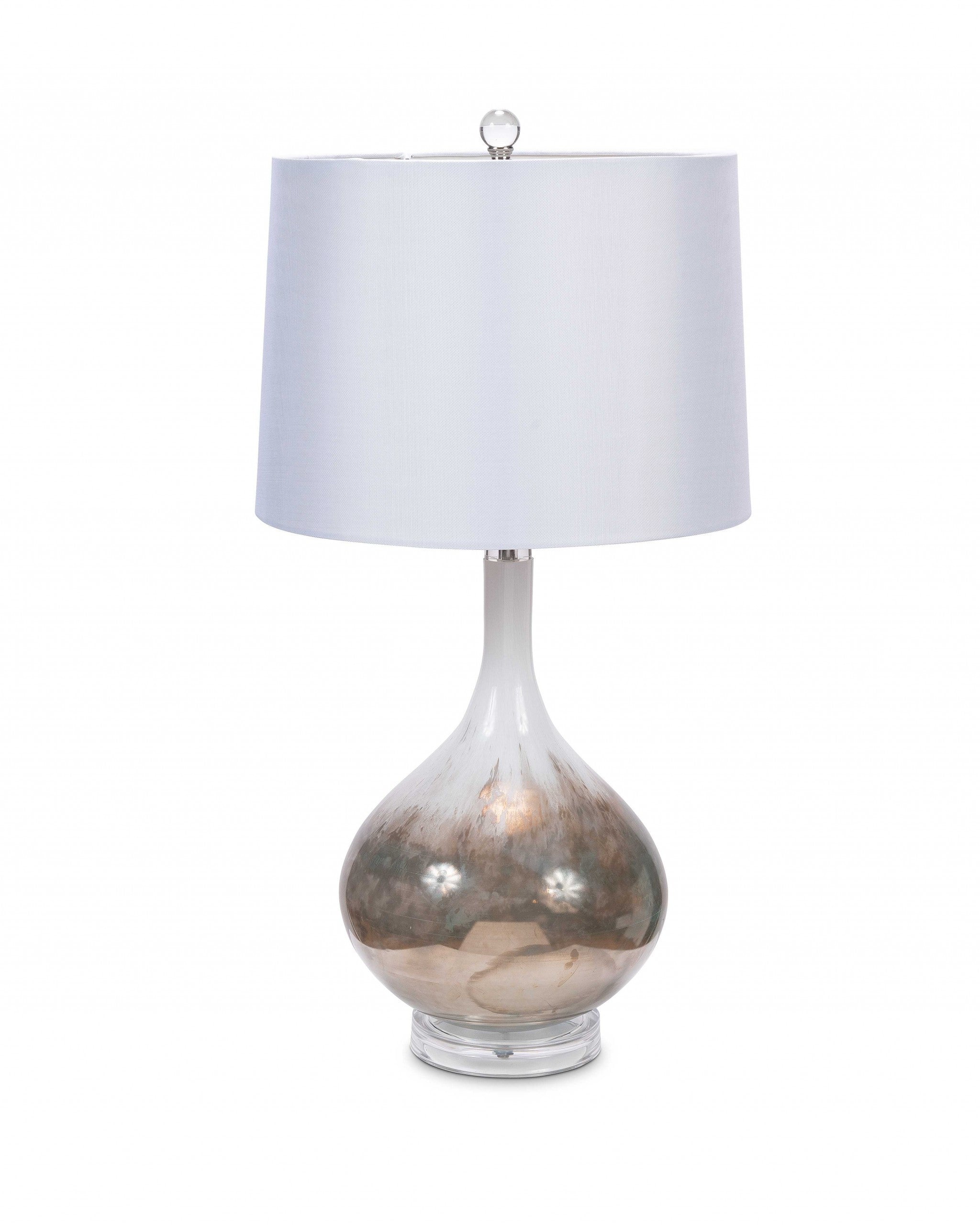 HomeRoots Art Glass Table Lamp - Thumbnail 3