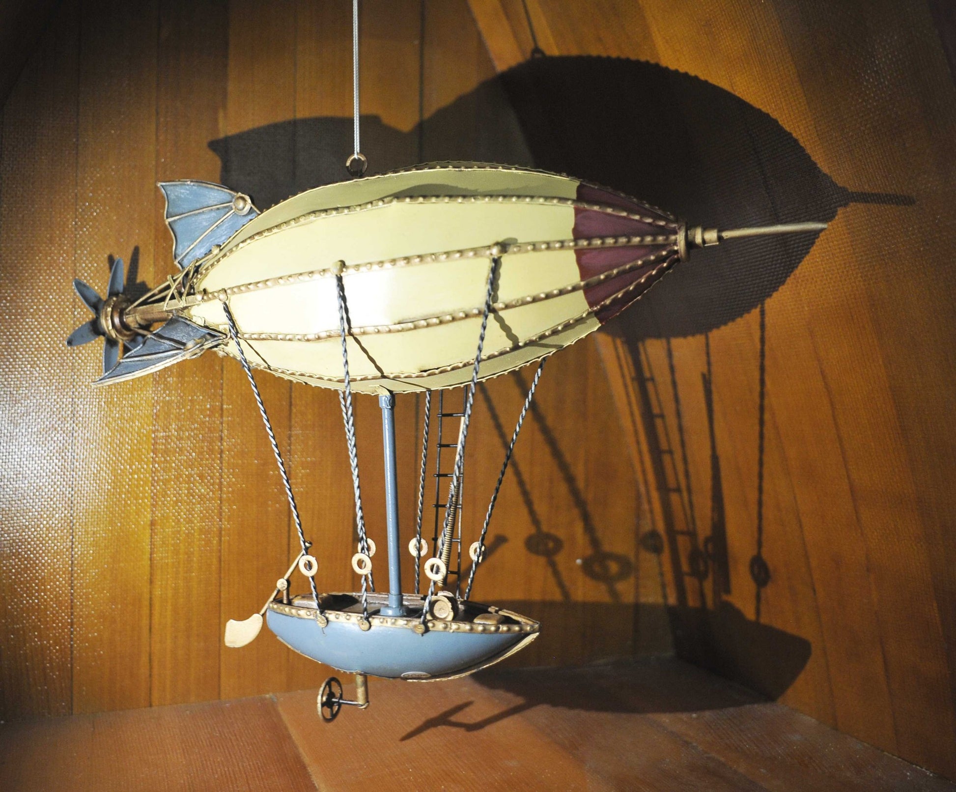 Steampunk Airship Metal Model By Homeroots | Sculptures | Modishstore - 6
