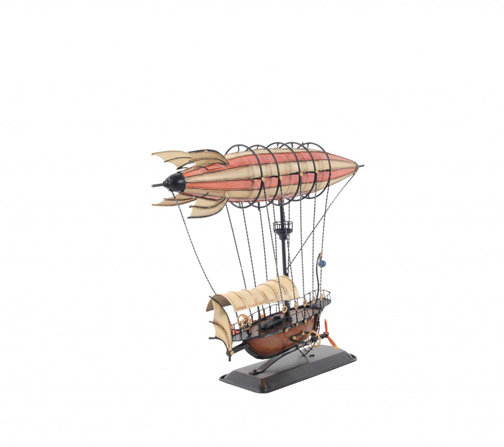 Steampunk Airship Model with Crows Nest By Homeroots | Sculptures | Modishstore - 5