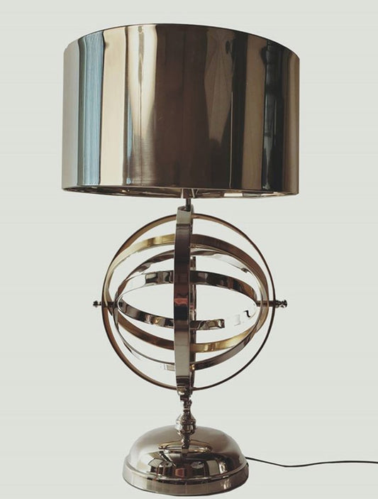 Armillary Sphere Aluminum Table Lamp By Homeroots | Table Lamps | Modishstore - 2
