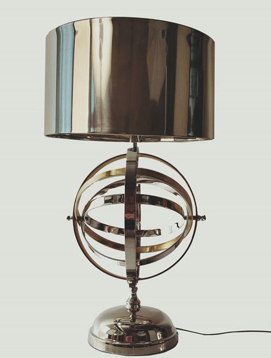 Armillary Sphere Aluminum Table Lamp By Homeroots | Table Lamps | Modishstore