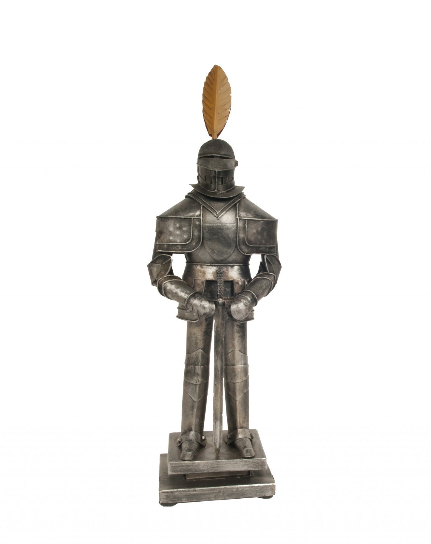 Medieval Armor Suit Tin Antique Decor By Homeroots | Sculptures | Modishstore