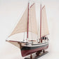 Sailboat Model with Solid Wood Base By Homeroots | Sculptures | Modishstore - 5