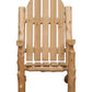 Rustic and Natural Cedar Adirondack Chair By Homeroots | Outdoor Chairs | Modishstore - 2