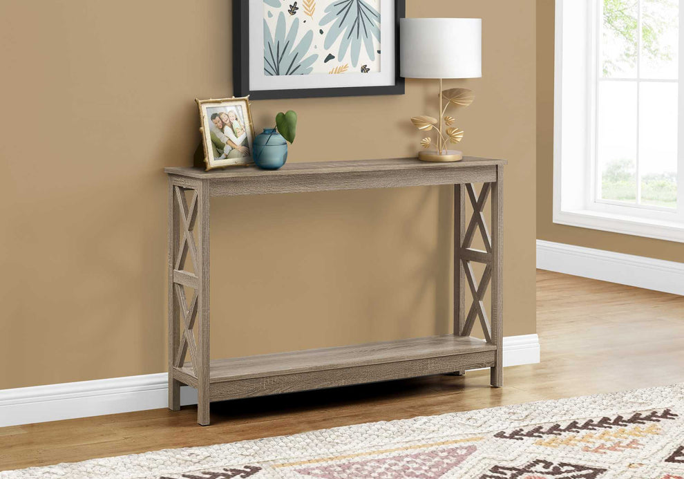 Rectangular Espresso Hall Console Accent Table By Homeroots | Accent Tables | Modishstore - 7