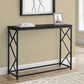 44" Rectangular GreywithBlack Metal Hall Console Accent Table By Homeroots | Console Tables | Modishstore - 11