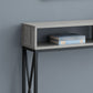 47" Gray And Black Frame Console Table With Storage By Homeroots | Console Tables | Modishstore - 4