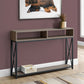 47" Taupe And Black Frame Console Table With Storage By Homeroots | Console Tables | Modishstore - 5