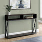 47" Brown And Black Frame Console Table With Storage By Homeroots | Console Tables | Modishstore - 5