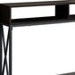 47" Brown And Black Frame Console Table With Storage By Homeroots