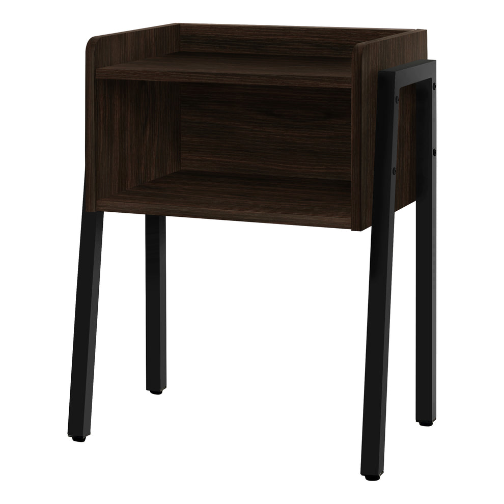 23" Rectangular Grey and Black Metal Accent Table By Homeroots | Accent Tables | Modishstore - 5