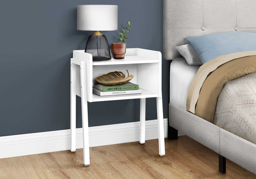 23" Rectangular Grey and Black Metal Accent Table By Homeroots | Accent Tables | Modishstore - 10