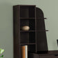 55" Espresso Computer Desk with Bookcase By Homeroots | Desks | Modishstore - 3