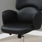 Black Leather Look High Back Executive Office Chair By Homeroots | Office Chairs | Modishstore - 2
