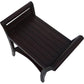 Contemporary Teak Shower bench with Handles in Dark Brown By Homeroots | Outdoor Stools & Benches | Modishstore - 4