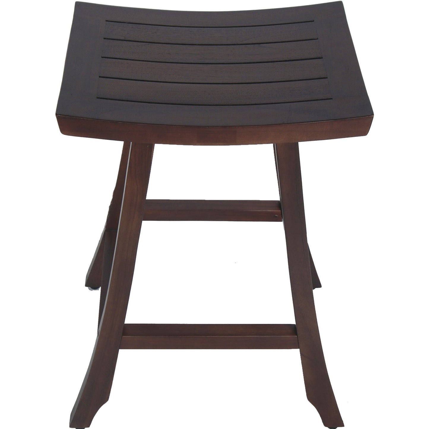 Compact Teak Counter Stool In Brown Finish By Homeroots | Counter Stools | Modishstore - 4