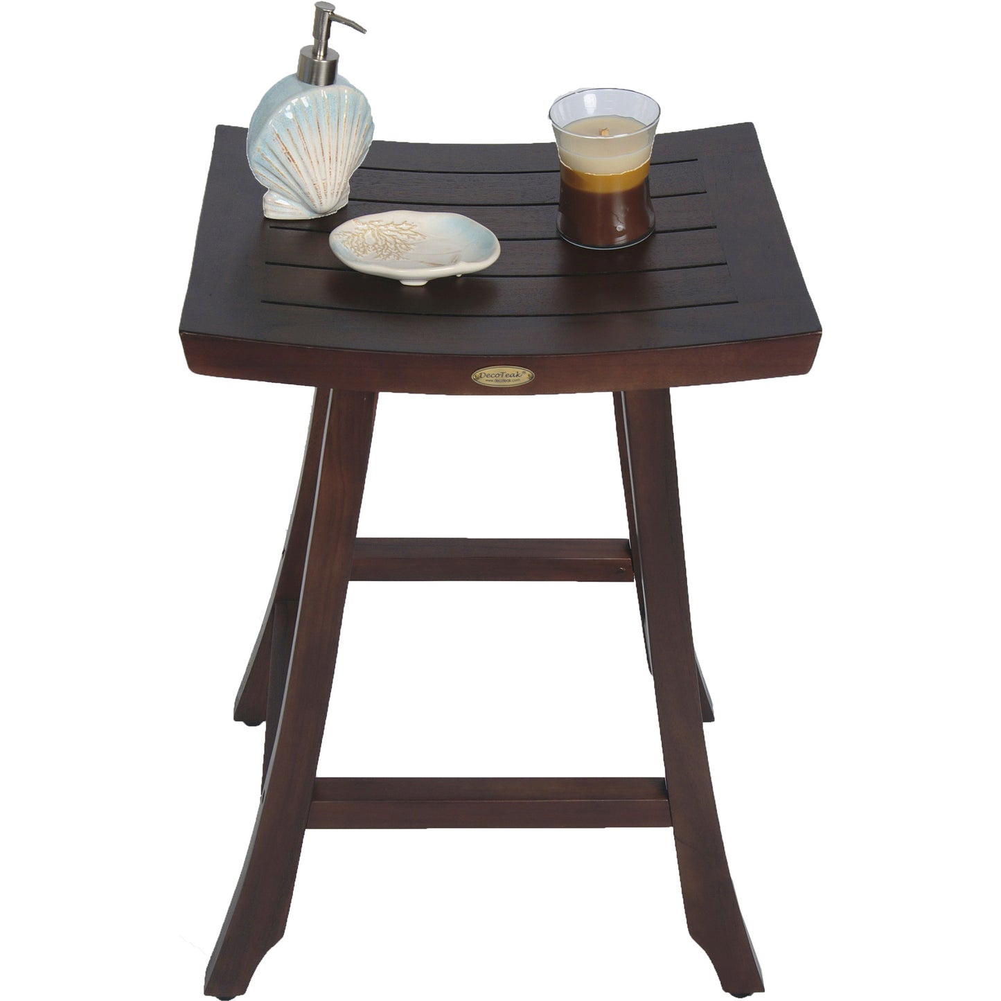 Compact Teak Counter Stool In Brown Finish By Homeroots | Counter Stools | Modishstore - 6