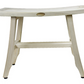 Contemporary Teak Shower Stool or Bench in Whitewash Finish By Homeroots | Outdoor Stools & Benches | Modishstore - 3