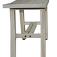 Contemporary Teak Shower Stool or Bench in Whitewash Finish By Homeroots | Outdoor Stools & Benches | Modishstore - 4