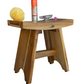 Compact Contemporary Teak Shower Stool in Natural Finish By Homeroots | Outdoor Stools & Benches | Modishstore - 6