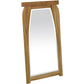 Modern Shape Teak Wall Mirror in Natural Finish By Homeroots | Mirrors | Modishstore