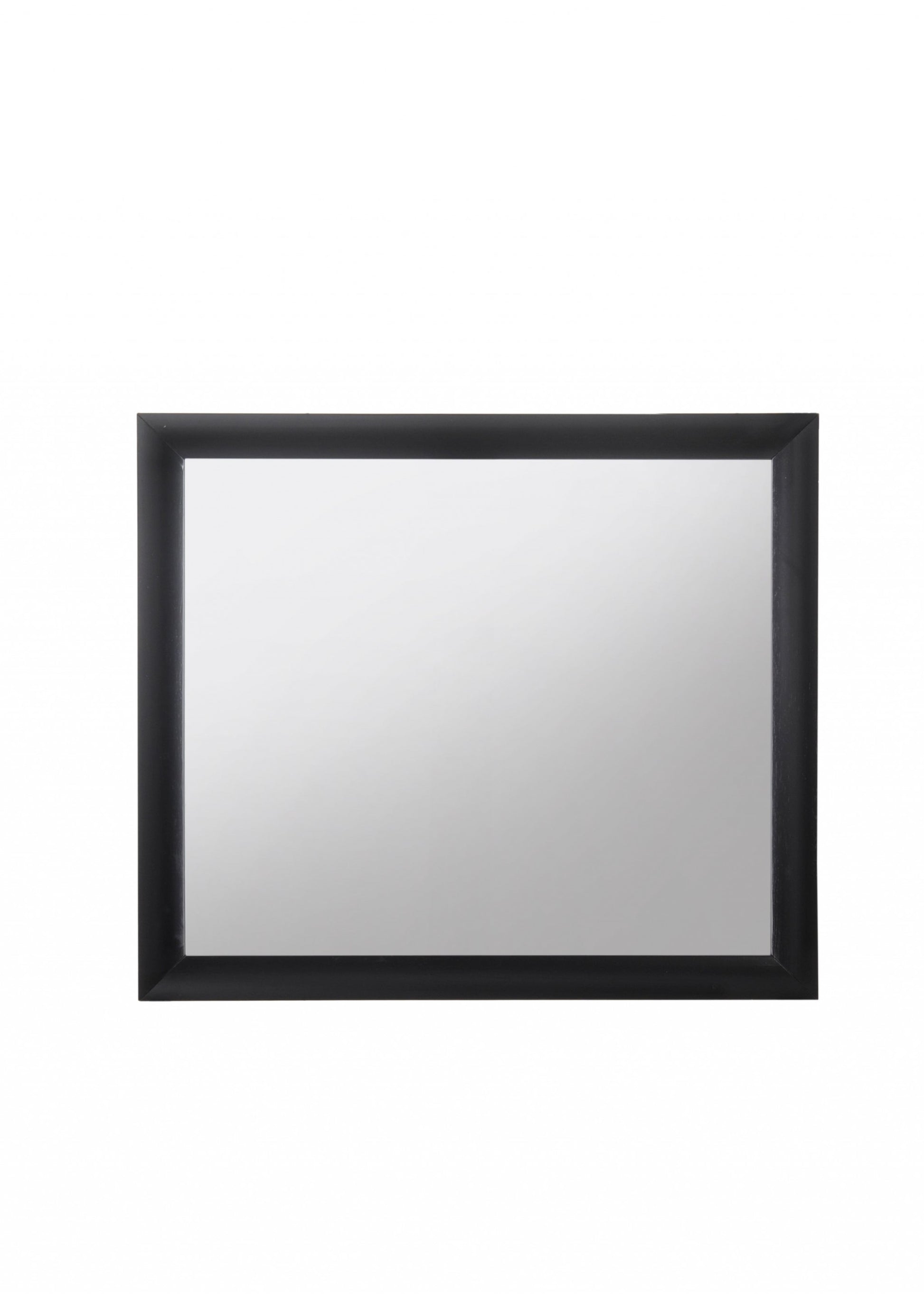 Contemporary Wood Frame mirror in Black By Homeroots | Mirrors | Modishstore