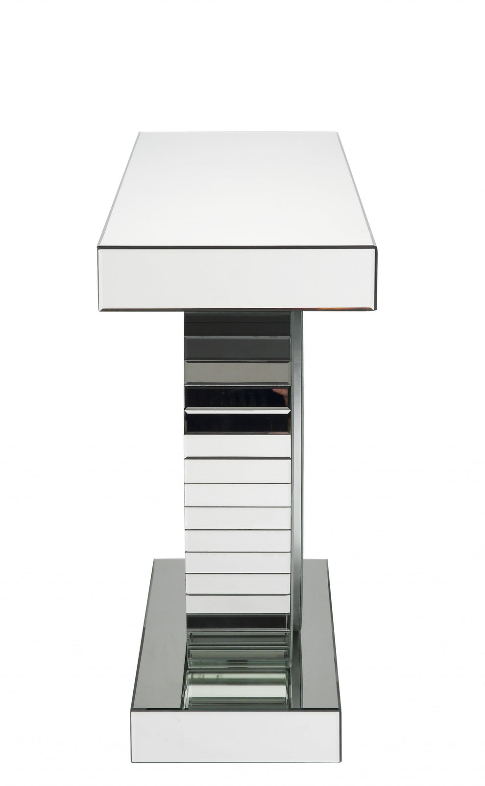 Clear Glass and Faux Crystal Console Table By Homeroots | Console Tables | Modishstore - 2