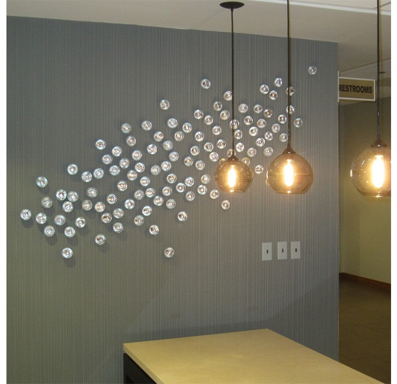 Wall Play: Seed, Silver Set Of 20 | Wall Art | Modishstore - 3