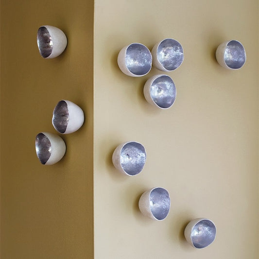 Wall Play: Seed, Silver Set Of 20 | Wall Art | Modishstore