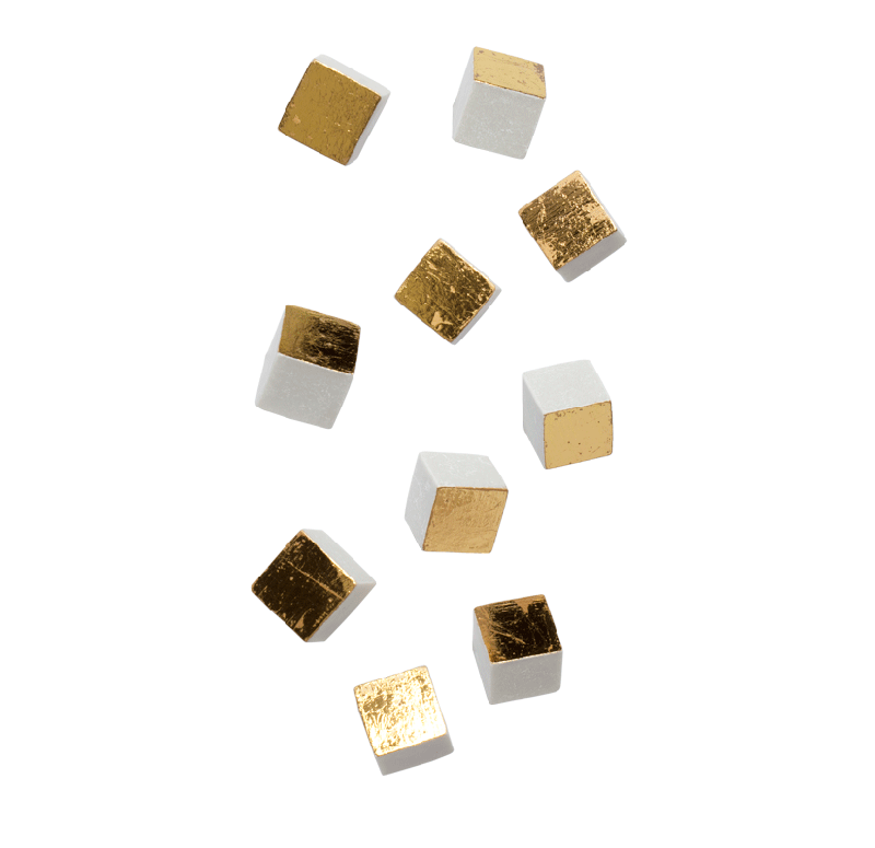 Gold Leaf Design Group Pivot Wall Play - Gold (Set of 20) | Wall Decor | Modishstore - 2