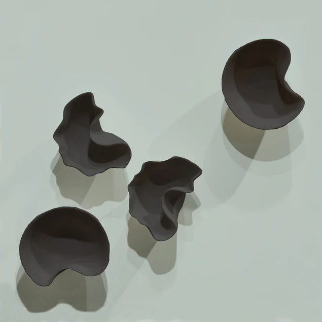 Wall Play Organic Black Set Of 6 By Gold Leaf Design Group | Wall Decor | Modishstore - 2