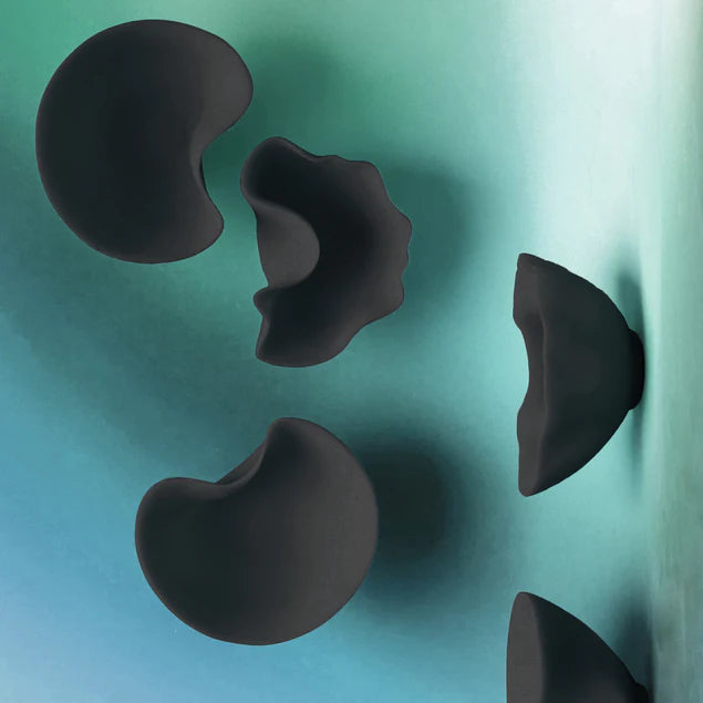 Wall Play Organic Black Set Of 6 By Gold Leaf Design Group | Wall Decor | Modishstore