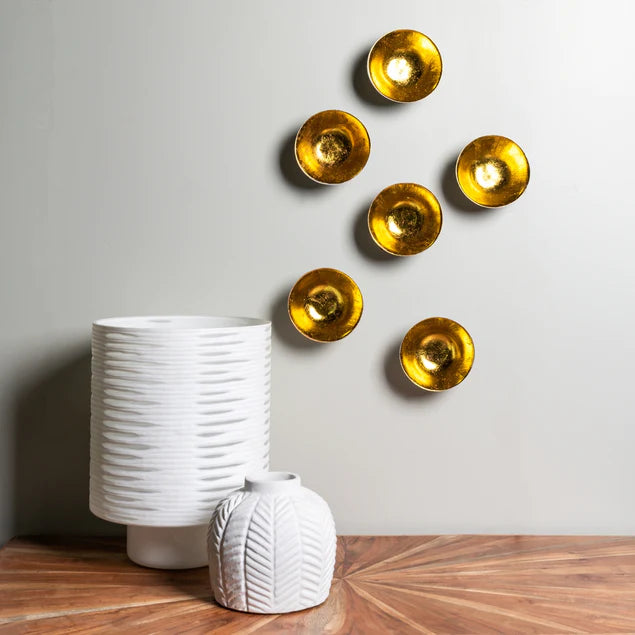 Wall Play Full Moon Gold Leaf By Gold Leaf Design Group Set Of 12 | Wall Decor | Modishstore - 2
