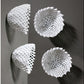 Wall Play: Lace, Matte White Set of 8 by  Gold Leaf Design Group | Wall Decor | Modishstore - 3