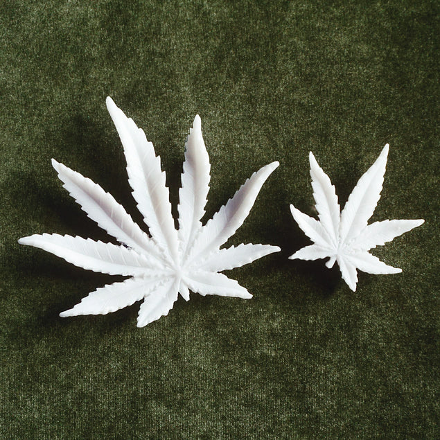 Wall Play Cannabis Leaf Set Of 10 By Gold Leaf Design Group | Wall Decor |  Modishstore - 4