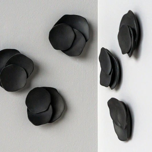 Wall Play Lichen, Black Set Of 10 By Gold Leaf Design Group | Wall Decor |  Modishstore