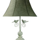 Cheerful White Table Lamp with 3D White Birds By Homeroots | Table Lamps | Modishstore