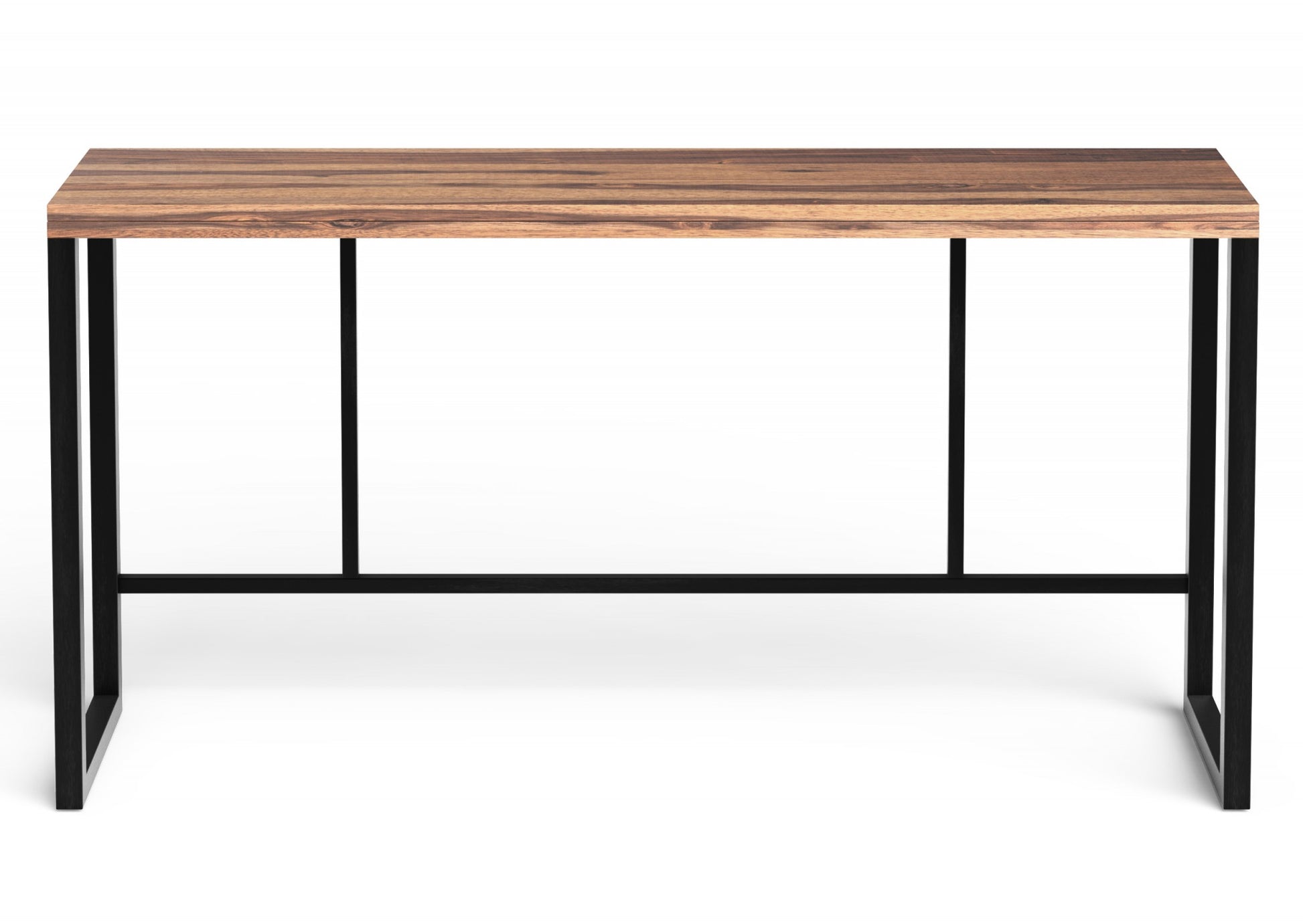 Squared Off Natural Wood Bar or Pub Table By Homeroots | Console Tables | Modishstore