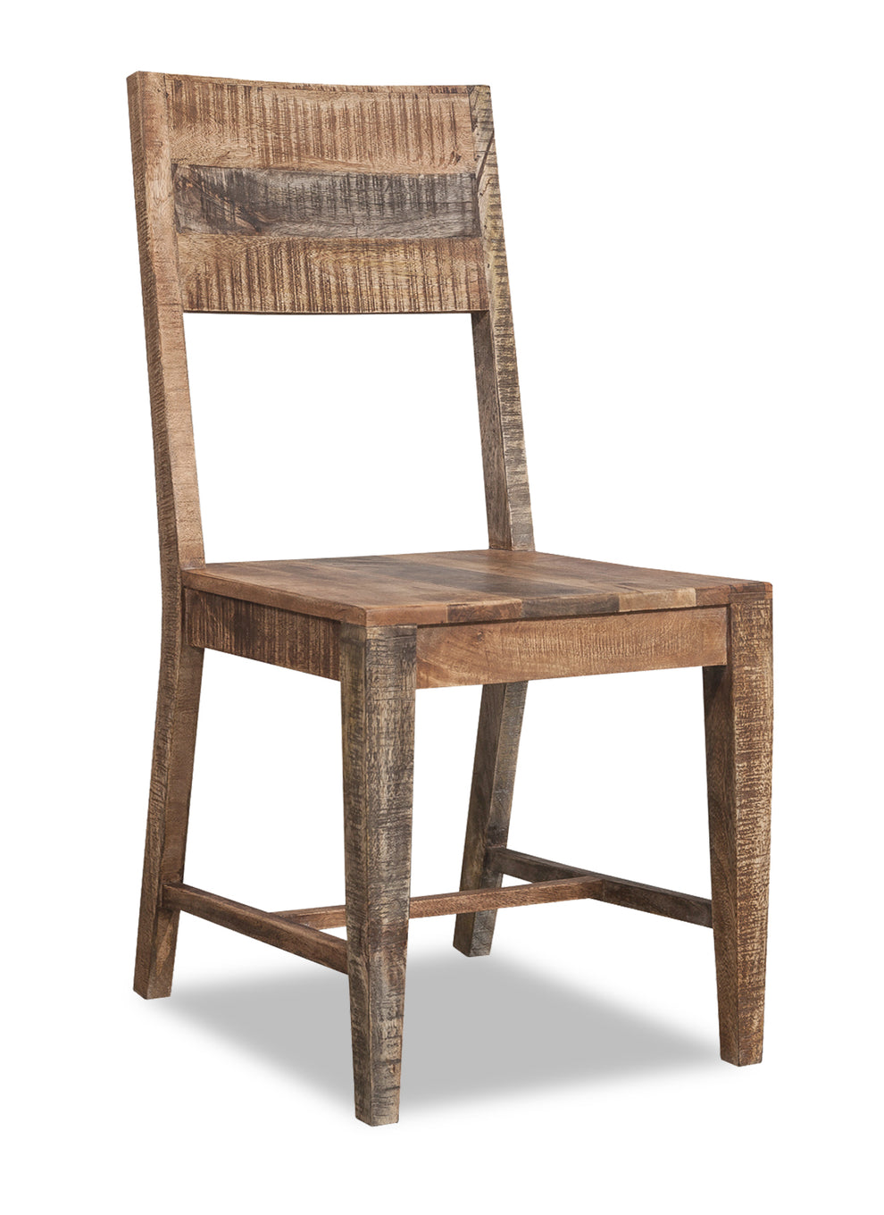 Set Of 2 Solid Mango Wood Dining Chairs By Homeroots | Dining Chairs | Modishstore - 2