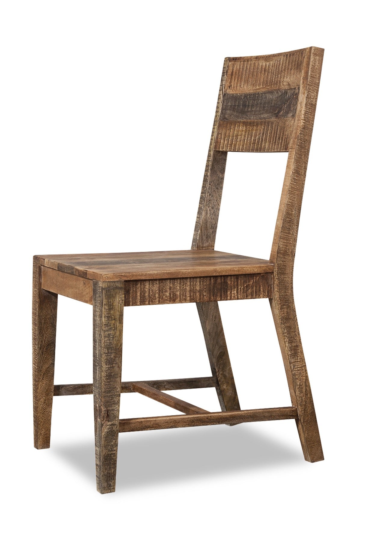 Set Of 2 Solid Mango Wood Dining Chairs By Homeroots | Dining Chairs | Modishstore - 3