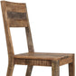 Set Of 2 Solid Mango Wood Dining Chairs By Homeroots | Dining Chairs | Modishstore - 4