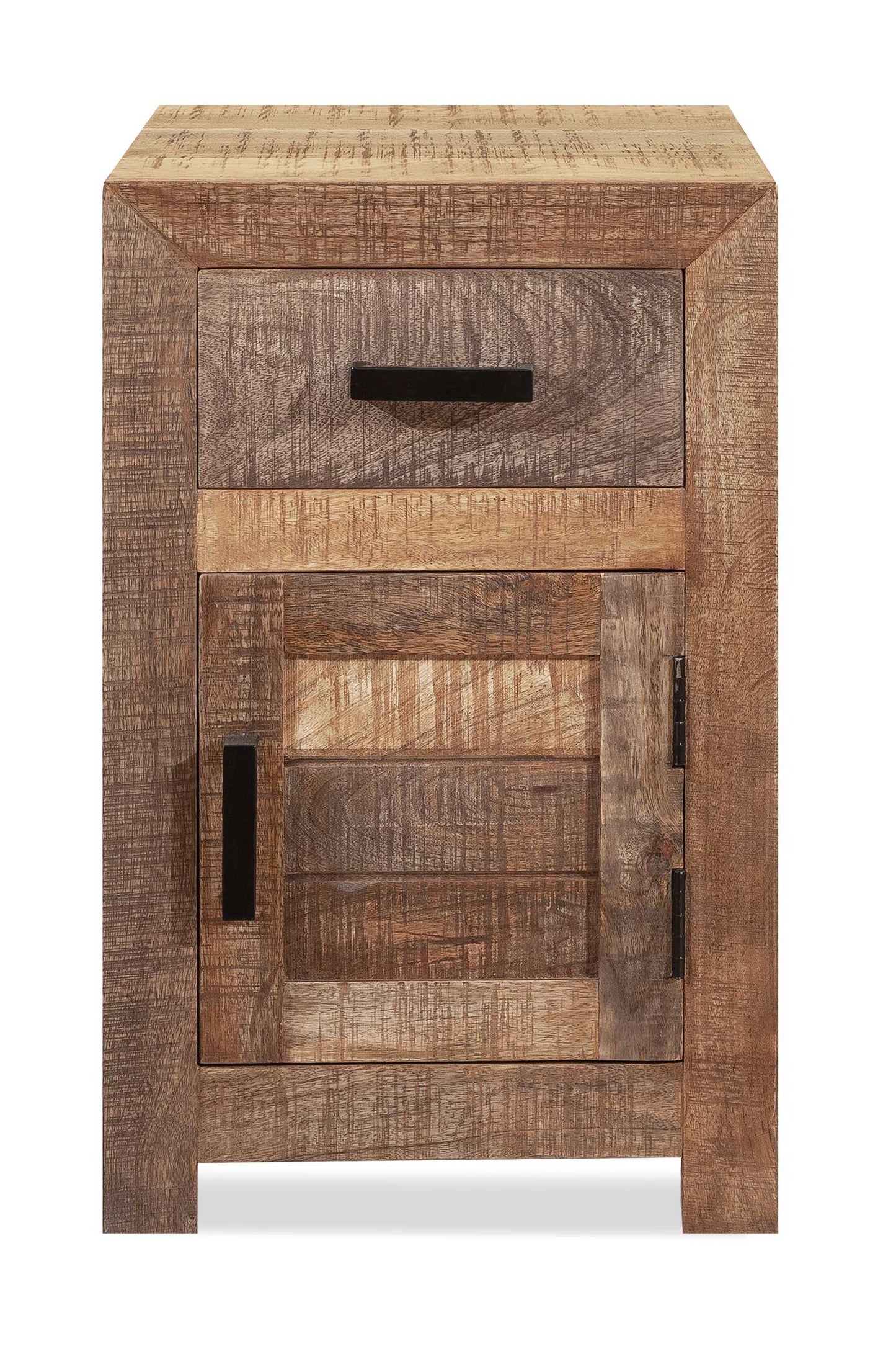 Solid Wood Butcher Block Accent Cabinet or Nightstand By Homeroots | Side Tables | Modishstore