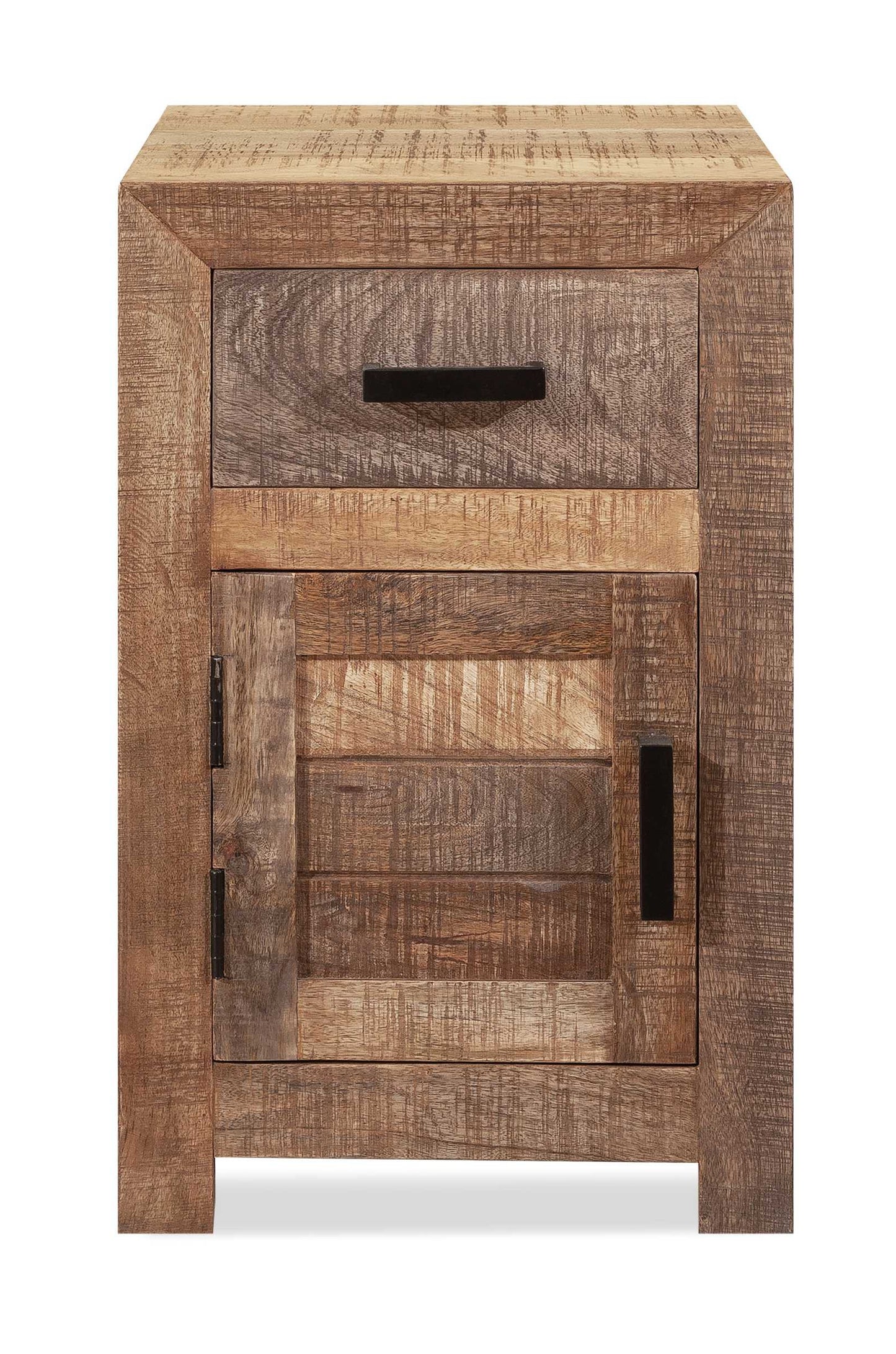 Solid Wood Butcher Block Accent Cabinet or Nightstand By Homeroots | Side Tables | Modishstore - 2