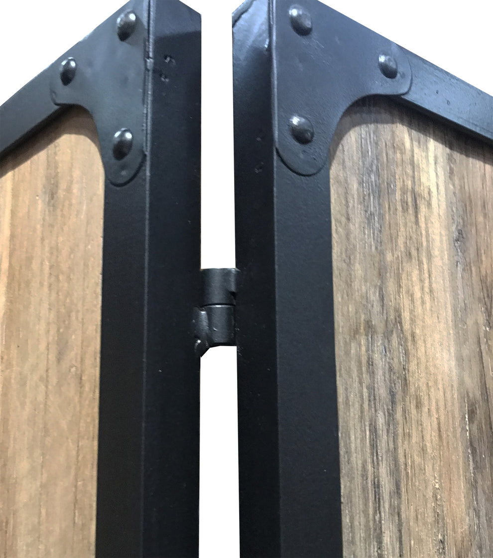 4 Panel Brown Room Divider By Homeroots | Room Dividers | Modishstore - 3
