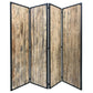 4 Panel Brown Room Divider By Homeroots | Room Dividers | Modishstore - 4