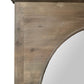 Rectangular Rustic Door Design Leaning Mirror with Door Hinge By Homeroots | Mirrors | Modishstore - 3