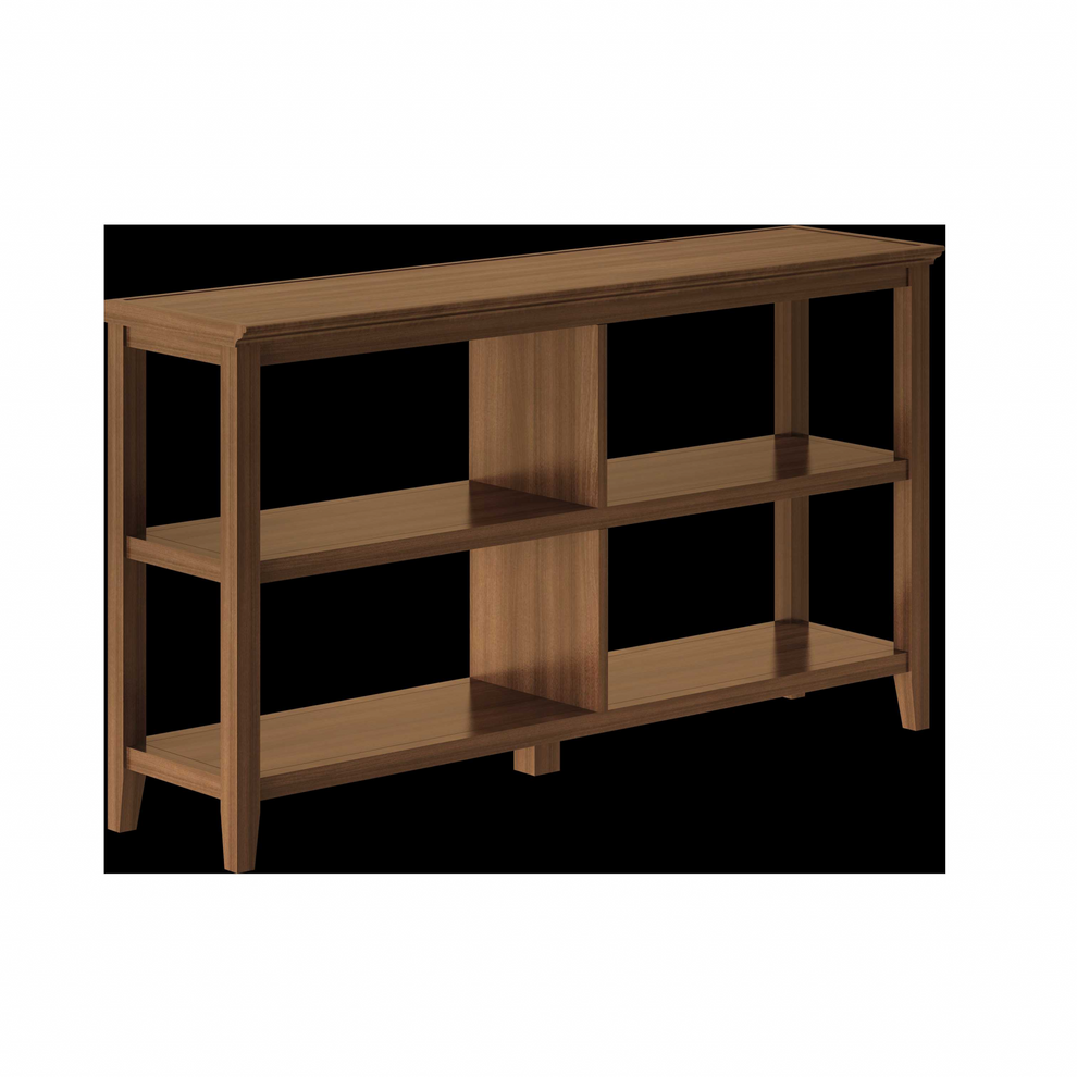 30" Bookcase with 2 Shelves in Walnut By Homeroots | Bookcases | Modishstore - 2