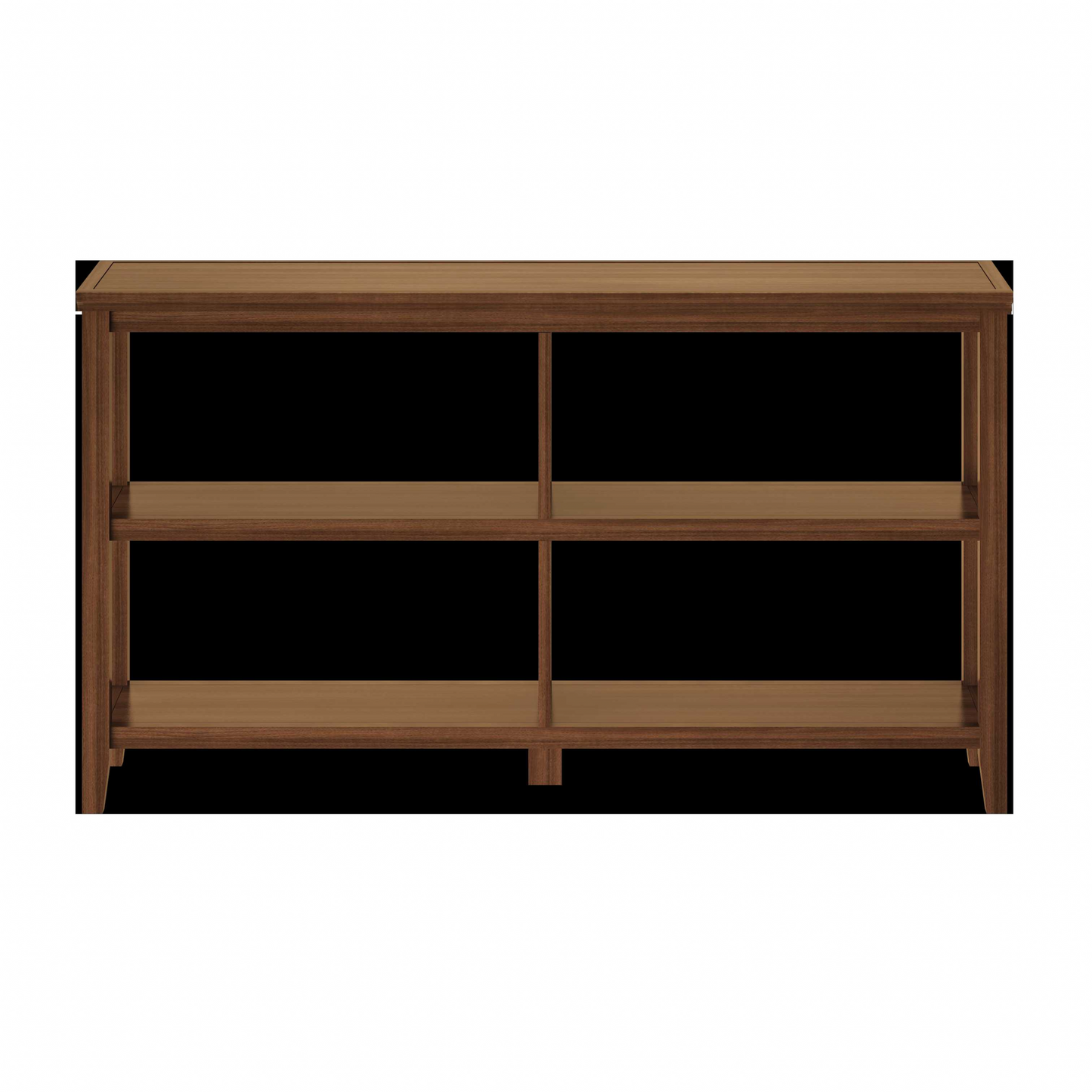 30" Bookcase with 2 Shelves in Walnut By Homeroots | Bookcases | Modishstore - 2