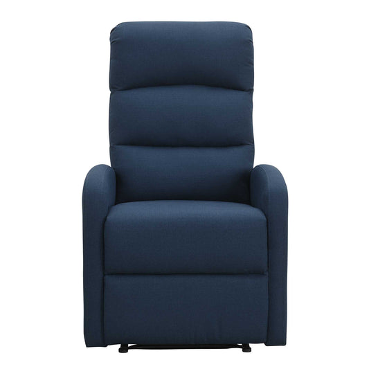 Relaxing Navy Blue Recliner Chair By Homeroots | Recliners | Modishstore