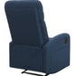 Relaxing Navy Blue Recliner Chair By Homeroots | Recliners | Modishstore - 6